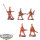 Aeldari - 5x Fire Dragons - klassisch - teilweise bemalt