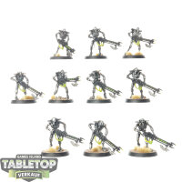 Necrons - 10x Necron Warriors - teilweise bemalt