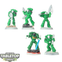 Space Marines - 5x Intercessors - teilweise bemalt