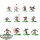 Blood Bowl - 12x Skaven Blood Bowl Team – Skavenblight Scramblers - bemalt