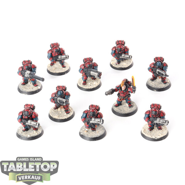 Leagues of Votann - 10x Hearthkyn Warriors - bemalt