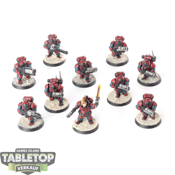 Leagues of Votann - 10x Hearthkyn Warriors - bemalt