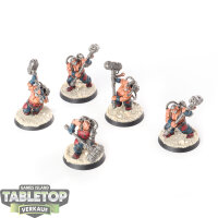 Leagues of Votann - 5x Cthonian Beserks - bemalt