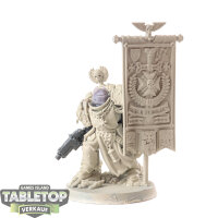Black Templars - Black Templars Marshal - teilweise bemalt