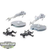 Galaktisches Imperium - 2x 74-Z Speeder Bikes - teilweise...