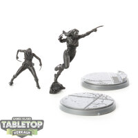 Miniaturen - X-23 & Honey Badger - grundiert