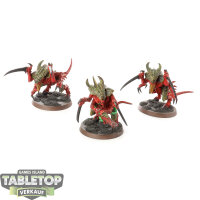 Tyraniden - 3 Tyranid Warriors - bemalt