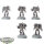 Space Marines - 5 x Vanguard Veteran Squad - bemalt