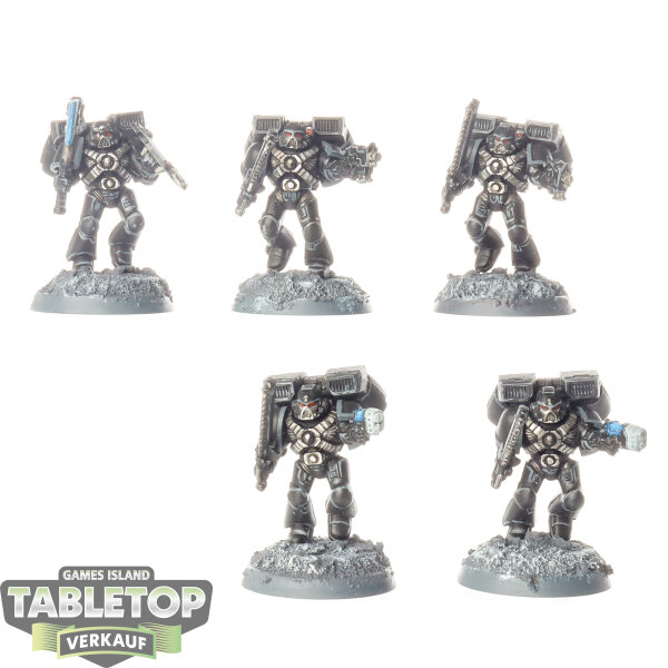 Space Marines - 5 x Vanguard Veteran Squad - bemalt