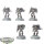 Space Marines - 5 x Vanguard Veteran Squad - bemalt