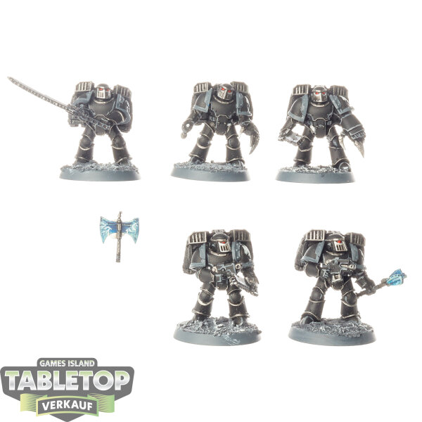Horus Heresy - 5 x Legion MKIII Assault Squad - bemalt