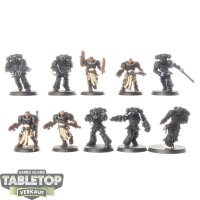 Black Templars - 10 x Primaris Crusader Squad - teilweise...