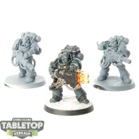 Space Wolves - 3 x Primaris Eradicators - teilweise bemalt