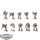 Horus Heresy - 10 x MKIV Tactical Squad - teilweise bemalt