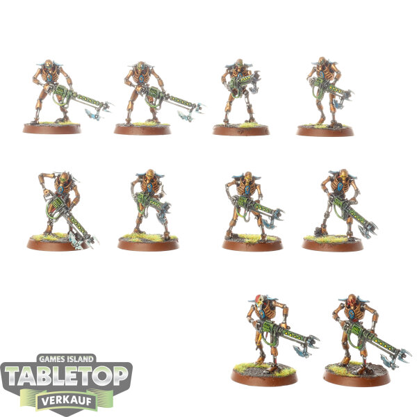 Necrons - 10 x Necron Warriors - bemalt