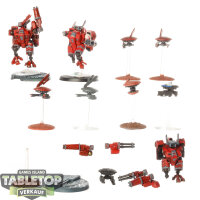 Tau Empire - 3 x XV8 Crisis Battlesuit Team klassisch -...