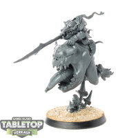 Gloomspite Gitz - Loonboss on Giant Cave Squig - unbemalt