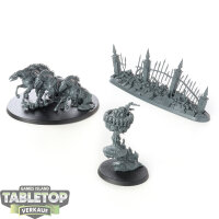 Flesh-eater Courts - 3 Endless Spells - unbemalt