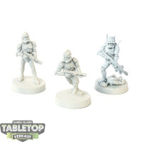 Galaktische Republik - 3 Clone Commander Cody - unbemalt