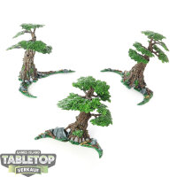 Sylvaneth - 3 Awakened Wyldwood - bemalt