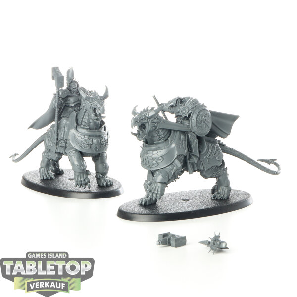 Stormcast Eternals - 2x Lord-Celestant on Dracoth - unbemalt