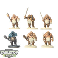 Ogor Mawtribes - 6x Ironguts - teilweise bemalt