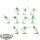 Nighthaunt - 10x Dreadscythe Harridans - teilweise bemalt