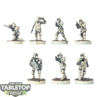 Galaktisches Imperium - 7x Stormtroopers - bemalt