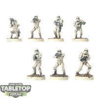 Galaktisches Imperium - 7x Stormtroopers - bemalt