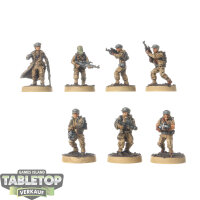 Rebellen - 7x Rebel Troopers Unit Expansion - bemalt