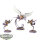 Adepta Sororitas - 3x Celestine, the Living Saint - teilweise bemalt