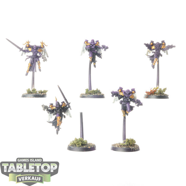 Adepta Sororitas - 5x Seraphim Squad - teilweise bemalt