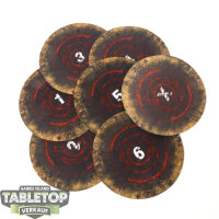 Zubehör - 7x Objective Markers 40k - Sonstiges