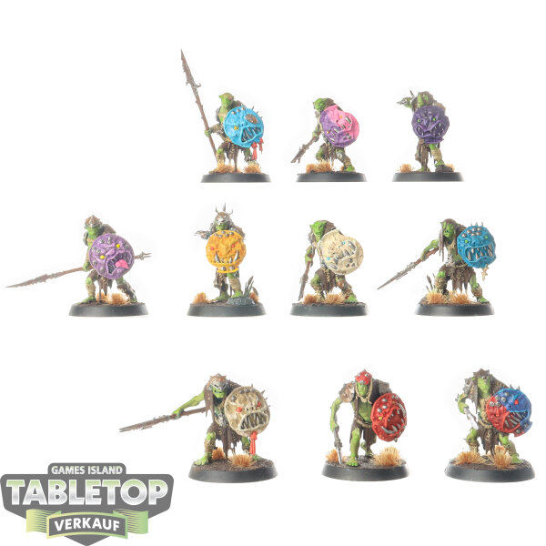 Orruk Warclans - 10 Gutrippaz - bemalt