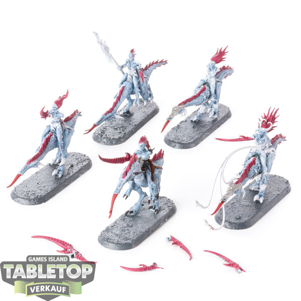 Hedonites of Slaanesh - 5x Seekers of Slaanesh - teilweise bemalt