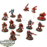 Tau Empire - 10x Fire Warriors Strike Team - bemalt
