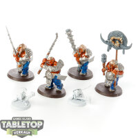 Ogor Mawtribes - 4x Ironguts - teilweise bemalt