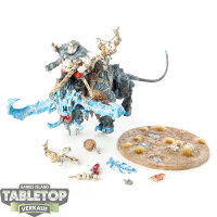 Ogor Mawtribes - Frostlord on Thundertusk - bemalt