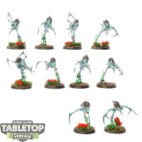 Nighthaunt - 10 x Dreadscythe Harridans - bemalt