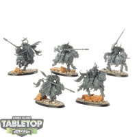 Slaves to Darkness - 5 x Chaos Knights - unbemalt