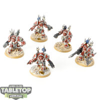 Chaos Space Marines - 5 Chaos Terminator Squad - bemalt