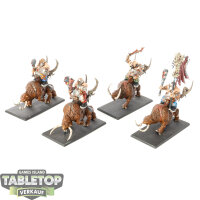 Ogor Mawtribes - 4 Mournfang Pack - bemalt