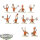 Fyreslayers - 10x Vulkite Berzerkers - bemalt