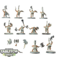 Fyreslayers - 10x Vulkite Berzerkers - teilweise bemalt