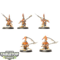 Fyreslayers - 5x Hearthguard Berzerkers - bemalt