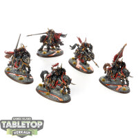Slaves to Darkness - 5x Chaos Knights - bemalt
