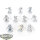 Space Marines - 10x Assault Intercessors - teilweise bemalt