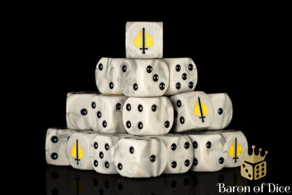 Baron of Dice - Knights With No Name Round Corner Dice (25)