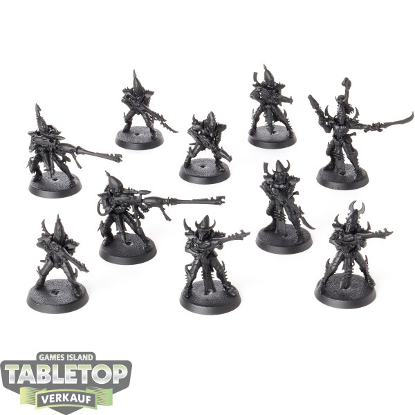 Drukhari - 10x Kabalite Warriors - grundiert