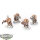 Ogor Mawtribes - 4x Leadbelchers - teilweise bemalt